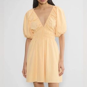 Aritzia Wilfred Mason Poplin Mini Dress